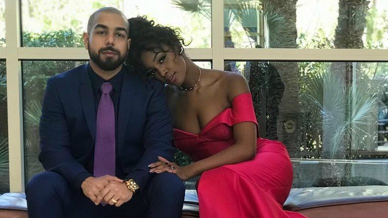 Iza na época em que estava com Sergio Santos