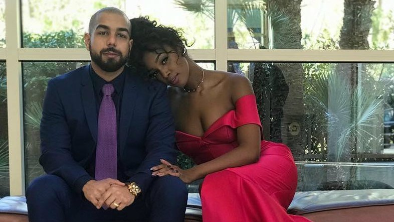 Iza na época em que estava com Sergio Santos