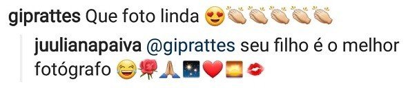 Juliana Paiva faz pose em piscina e recebe elogio de sogra