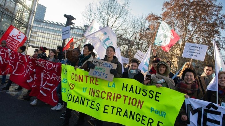 Estrangeiros preocupados com aumento de matrículas em universidades francesas