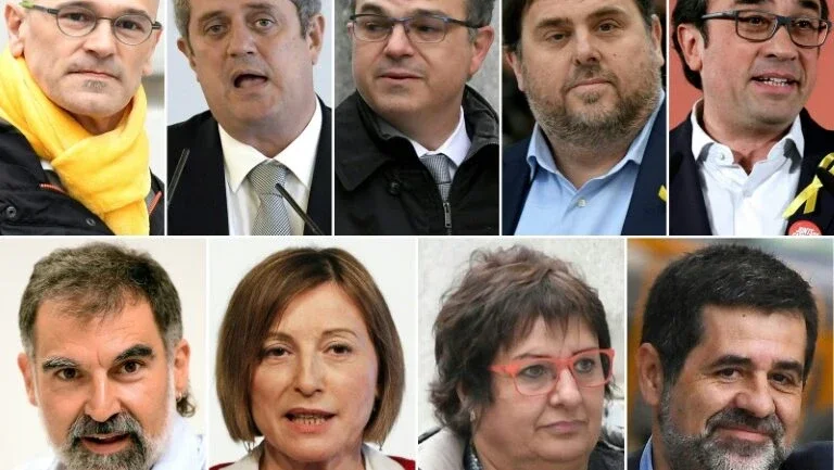Tentativa de secessão da Catalunha no banco dos réus em julgamento histórico