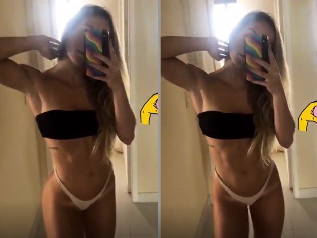 Bruna Griphao esbanja sensualidade de calcinha asa delta e corpo torneado 4 Bruna Griphao esbanja sensualidade de calcinha asa delta e corpo torneado
