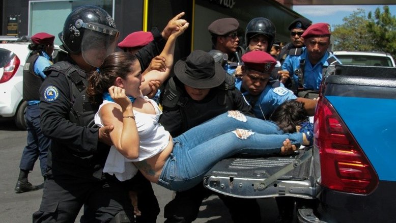 Nicarágua entra na lista de países que violam os direitos humanos