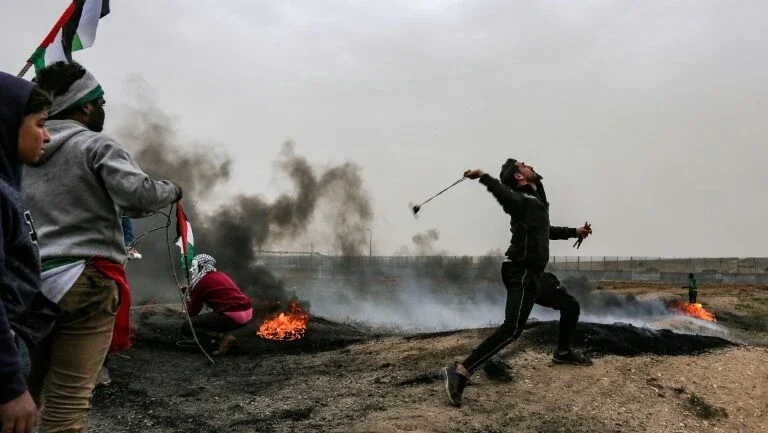 Um ano de protestos em Gaza: dados e informações
