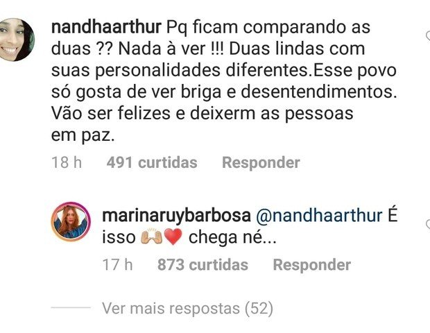Marina Ruy Barbosa pede trégua e fim de comparações com Marquezine