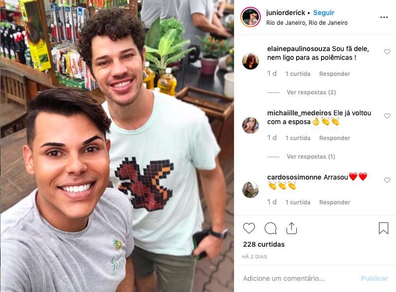 Florista flagra Loreto e Débora Nascimento juntos