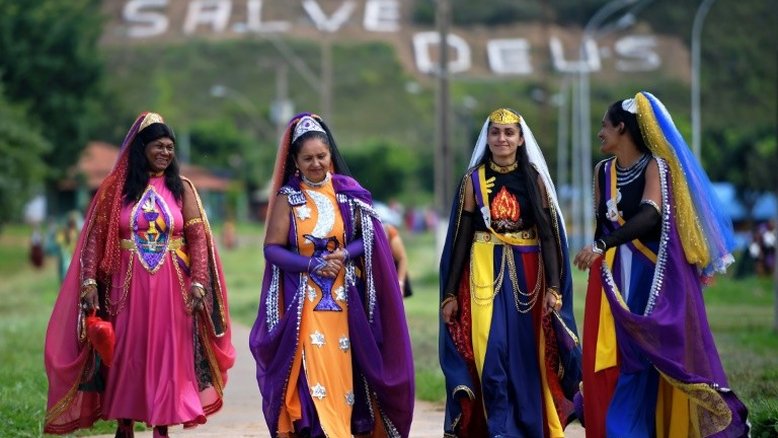 Vale do Amanhecer celebra ritual místico no Dia do Trabalhador
