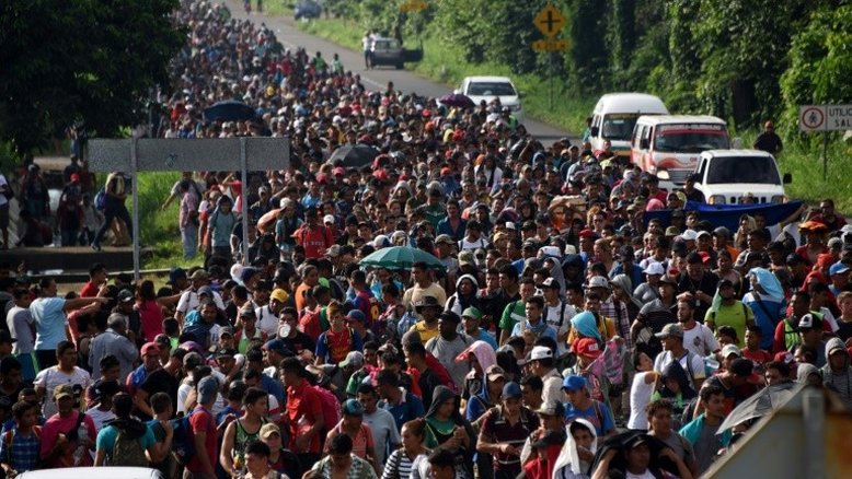 Veja como se formam as caravanas de migrantes hondurenhos rumo aos EUA