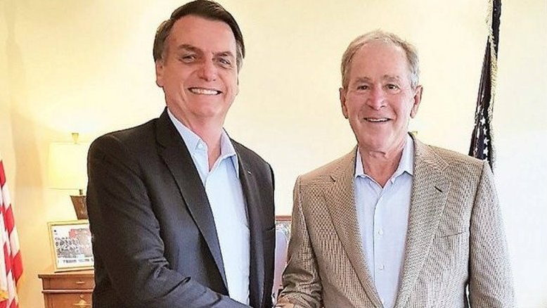 Bolsonaro falou com Bush sobre eleição na Argentina e investimentos