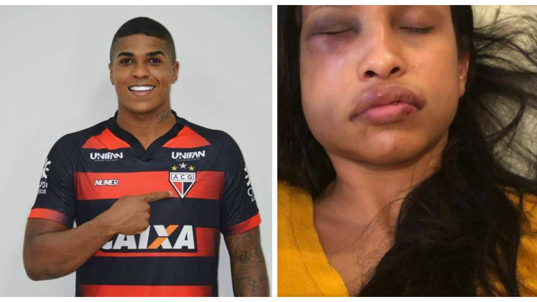 Jogador de futebol é preso após espancar ex-namorada