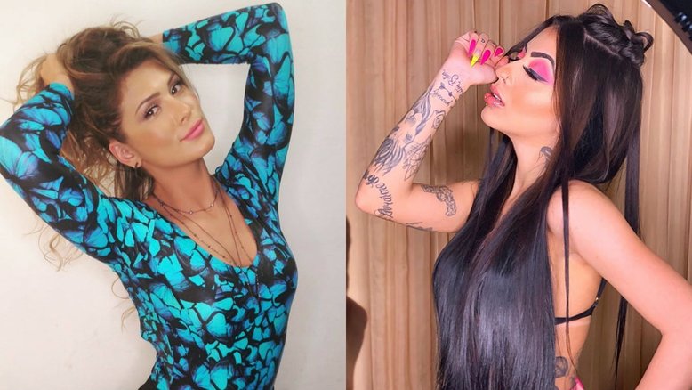 Lívia Andrade e MC Mirella batem boca ao vivo durante programa do SBT