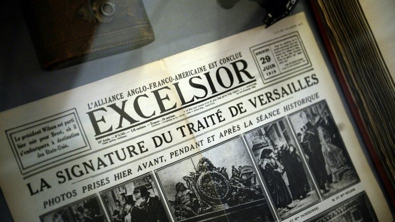 Em 28 de junho de 1919, o Tratado de Versalhes encerrava a Primeira Guerra Mundial
