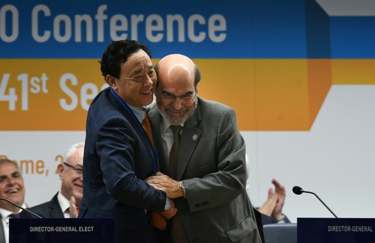 Chinês é eleito diretor geral da FAO