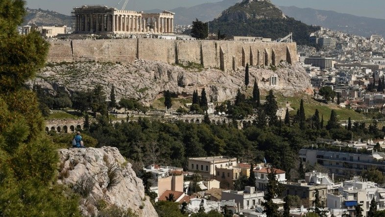 Calor provoca o fechamento da Acrópole de Atenas durante a tarde