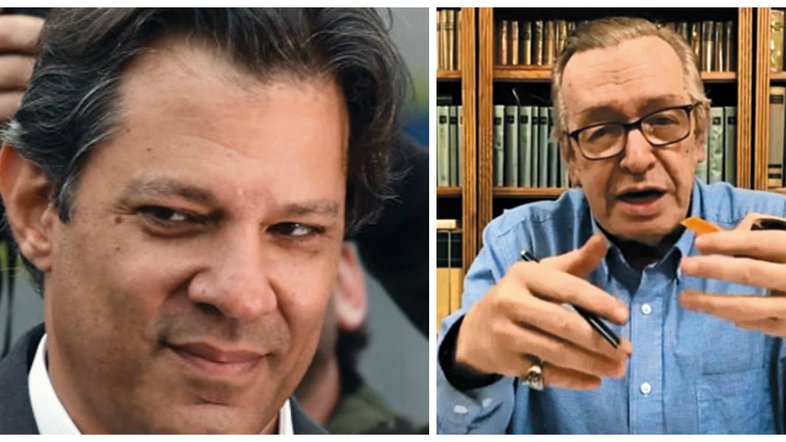 Haddad chama Olavo de Carvalho de "lixo humano"