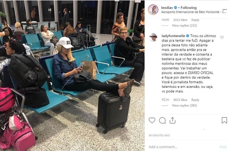 Leo Dias expõe flagra de Fontenelle em aeroporto e deixa apresentadora revoltada 4 Leo Dias expõe flagra de Fontenelle em aeroporto e deixa apresentadora revoltada