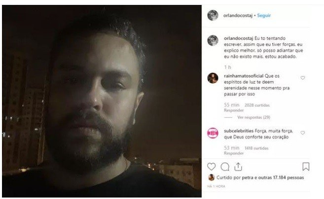 "Estou acabado", desabafa ex de blogueira que se suicidou após se casar com si mesma