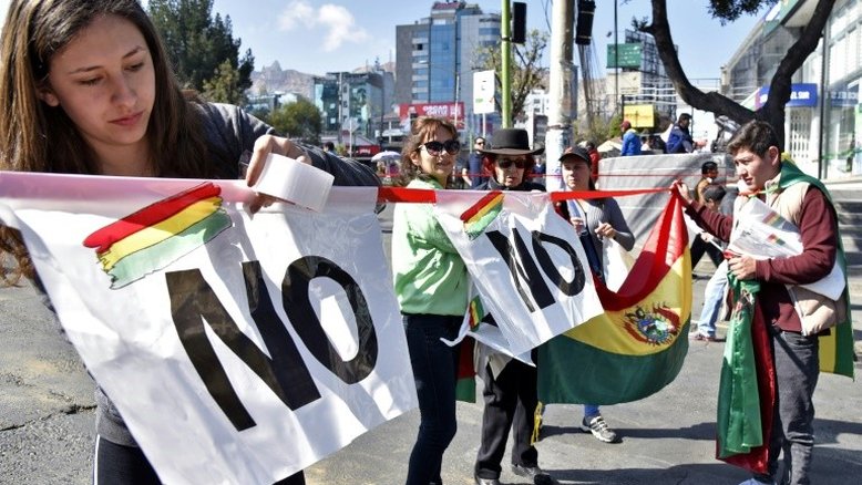 Bolívia tem greve parcial contra candidatura de Morales a 4º mandato