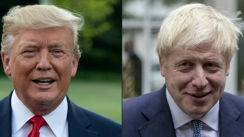 Trump e Johnson falaram sobre comércio e redes 5G
