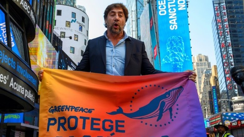 Javier Bardem pede na ONU tratado global dos oceanos