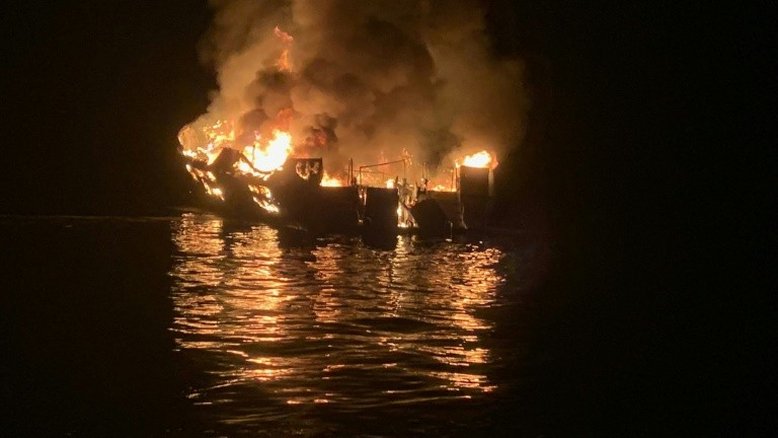 Recuperados 33 corpos do incêndio em barco de mergulho na Califórnia