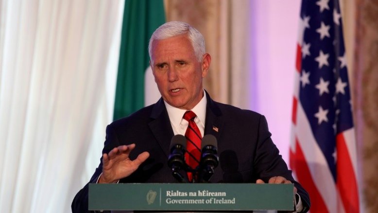 Vice-presidente americano dorme em hotel de Trump durante visita oficial à Irlanda