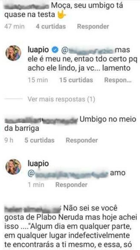 Piovani posa de biquíni e fãs brincam com umbigo 'alto': "Tá quase na testa" 4 Piovani posa de biquíni e fãs brincam com umbigo 'alto': "Tá quase na testa"