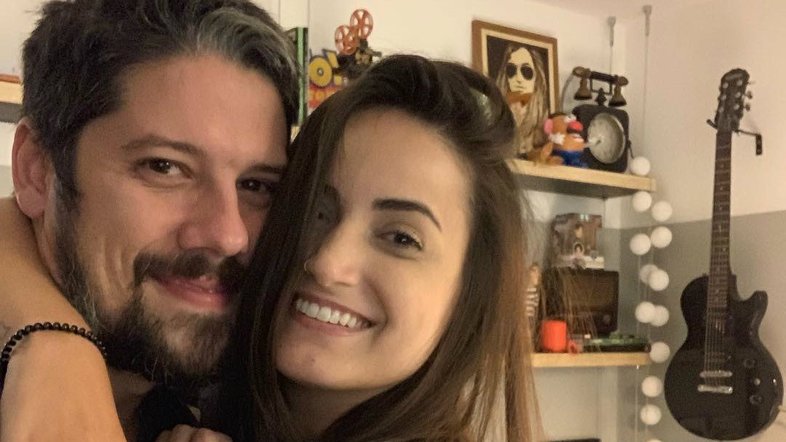 Jornalistas Mari Palma e Phelipe Siani se casam no interior de São Paulo