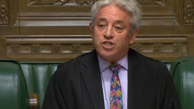 Presidente da Câmara dos Comuns rejeita nova votação sobre o acordo do Brexit