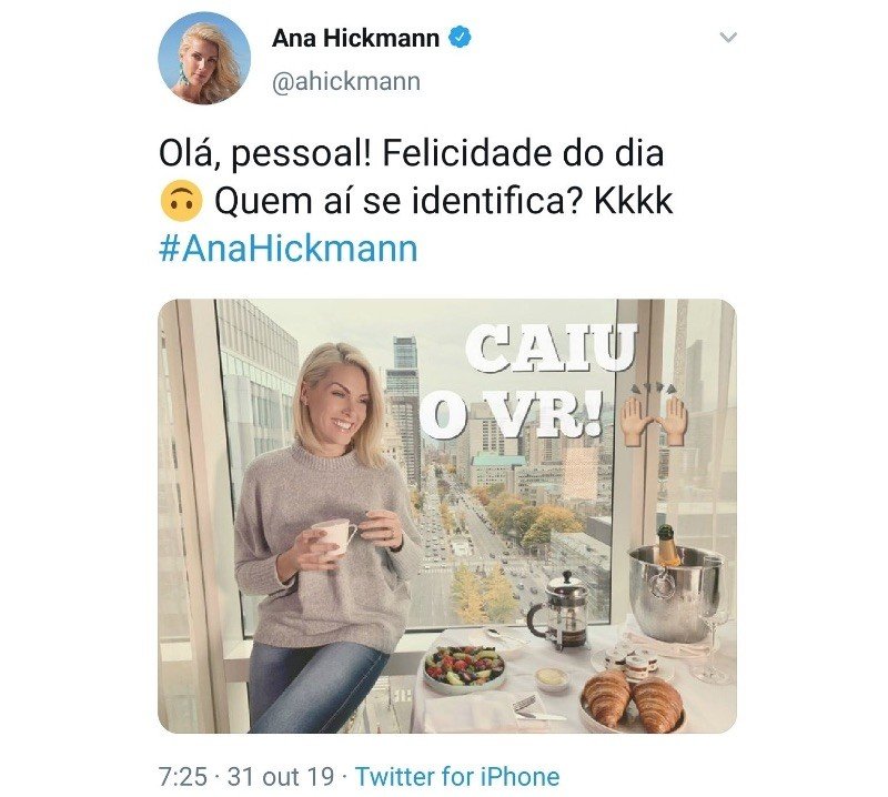 Ana Hickmann faz brincadeira sobre vale-refeição e causa revolta nas redes sociais 4 Ana Hickmann faz brincadeira sobre vale-refeição e causa revolta nas redes sociais