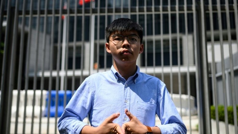 Candidatura de ativista Joshua Wong em Hong Kong não foi autorizada