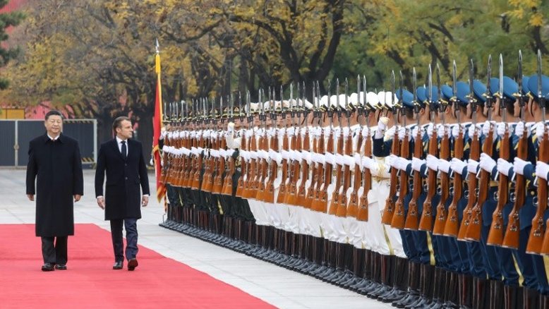 Macron e Xi reafirmam apoio ao Acordo de Paris sobre o clima