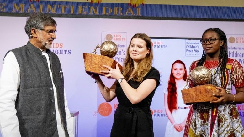 Greta Thunberg recebe Prêmio Internacional da Paz das Crianças