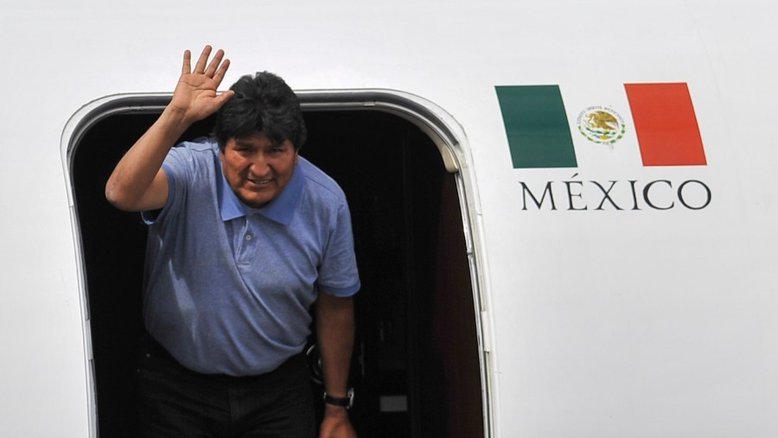 Evo Morales desembarca no México e promete 'continuar luta'