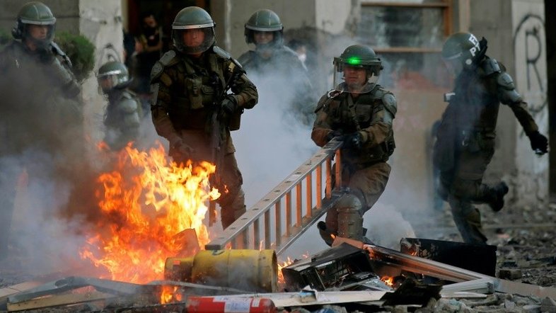 CIDH condena uso excessivo da força em protestos no Chile