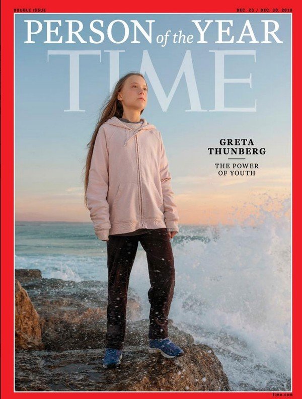 Greta Thunberg é eleita 'Pessoa do Ano' pela revista Time