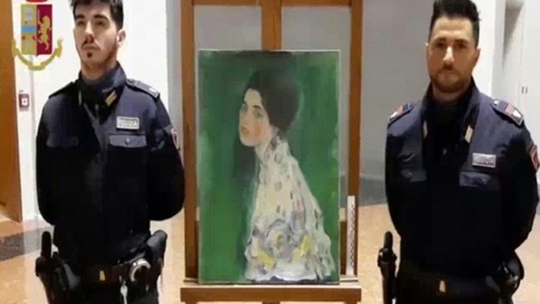 Pintura roubada há 22 anos na Itália é original de Klimt