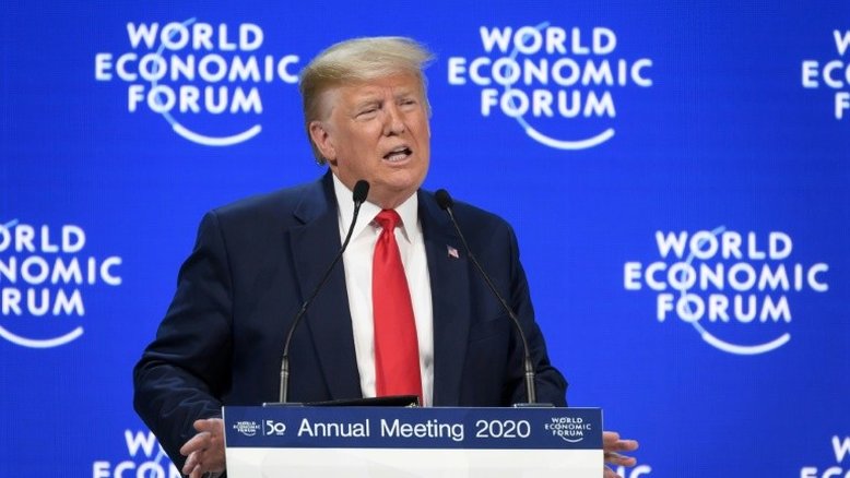 Trump critica 'catastrofistas' da mudança climática em Davos