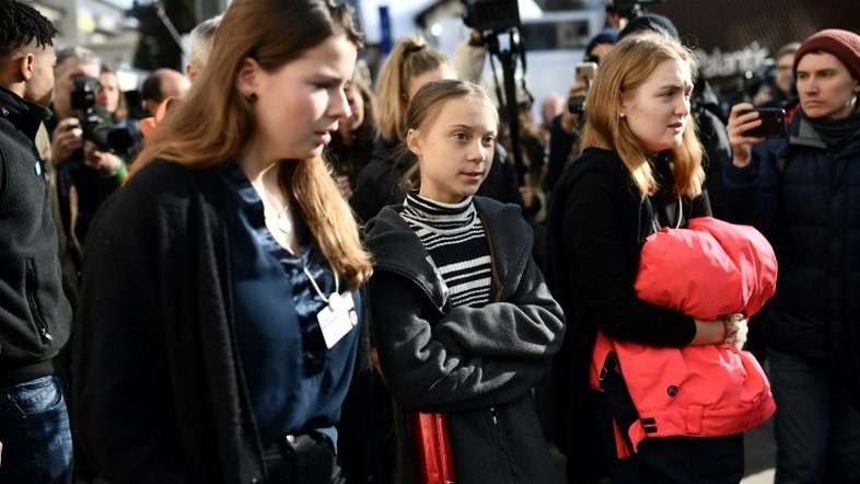 Greta Thunberg critica Davos por ignorar as reivindicações climáticas