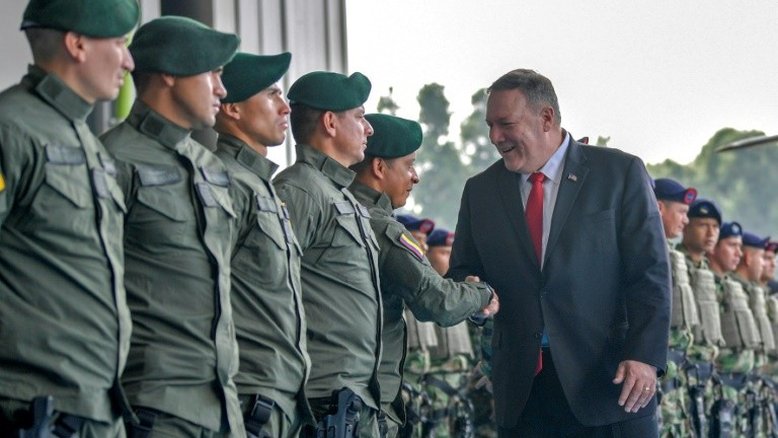 Pompeo destaca avanços na redução do narcotráfico na Colômbia
