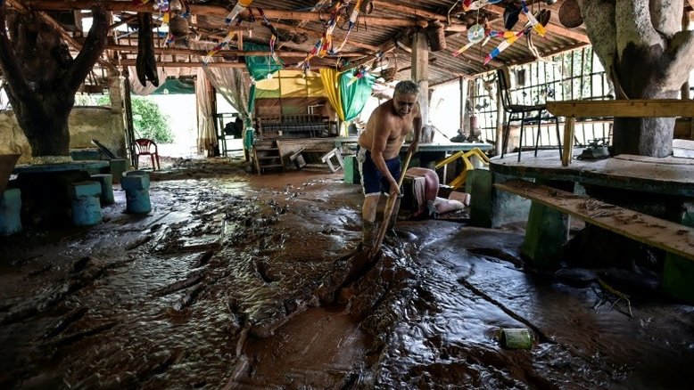 Desolação na zona arrasada por temporais em Minas Gerais