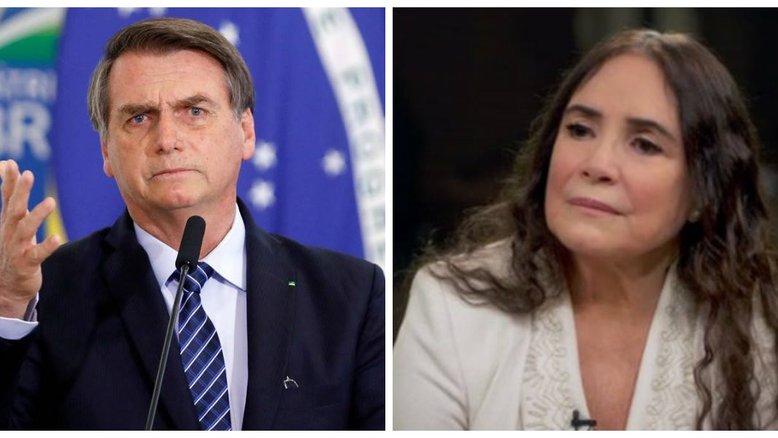 Bolsonaro deve encontrar Regina Duarte nesta tarde
