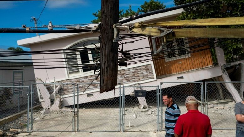 Porto Rico sacudido por ouro forte terremoto