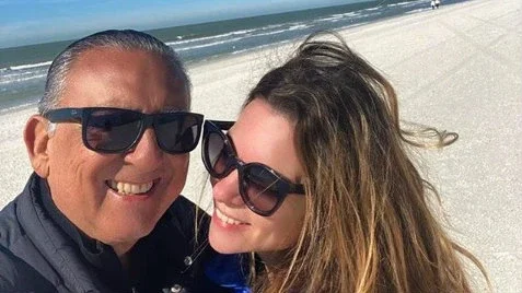Galvão Bueno celebra 20 anos de casamento: 