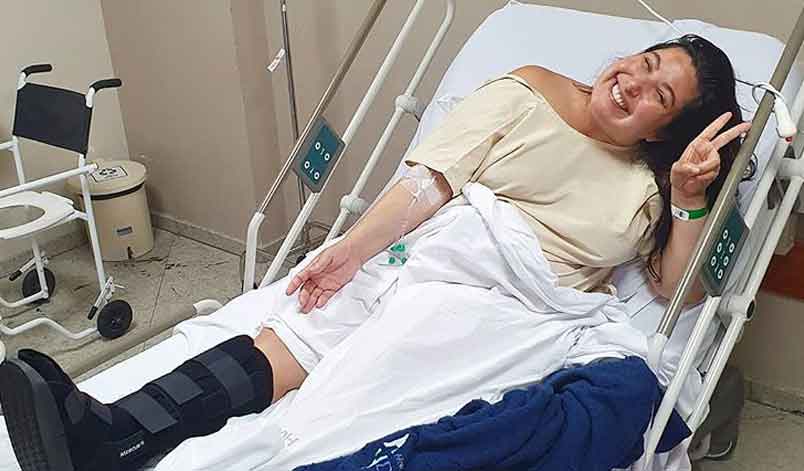 Mariana Xavier fala sobre cirurgia na perna após 'acidente besta'