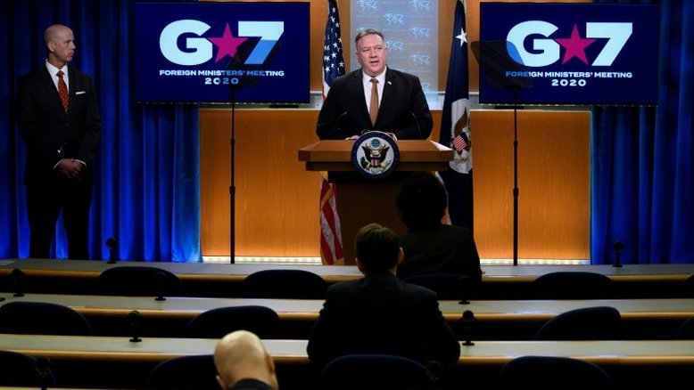 Pompeo ataca 'campanha de desinformação' da China sobre Covid-19 no G7