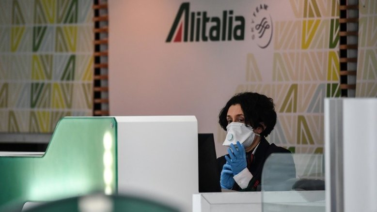 Itália prevê a nacionalização da Alitalia devido ao coronavírus
