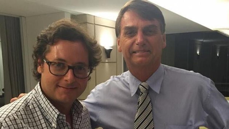 Fábio Wajngarten e Jair Bolsonaro