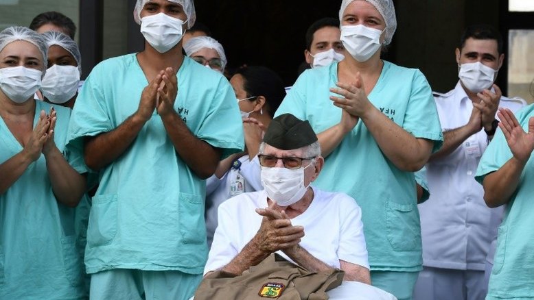 Combatente da 2ª Guerra Mundial é o brasileiro mais velho a se curar do coronavírus