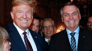 Bolsonaro diz que convidou Trump para encontro antes das eleições no Brasil